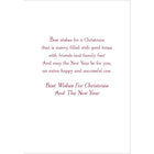 Joyeux Noël et bonne année, Champagne, 18/paquet-Cartes de souhaits de qualité comparable à celles qu’on retrouve dans un magasin spécialisé