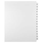 Mark Maker – Ensemble d’onglets séparateurs juridiques blancs, 1/15 onglets, format lettre, sans trous, numéros 121 à 135-Onglets séparateurs blancs, 1/15 onglets