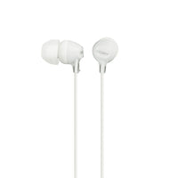 Sony – Écouteurs boutons EX à couleur mode, blanc-Écouteurs boutons en silicone hybride offrant un confort de longue durée; tailles offertes : petit, moyen, grand