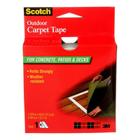 3M - Scotch Ruban adhésif pour tapis d'extérieur - Noir-Conçu pour une utilisation permanente en extérieur