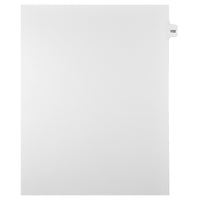 Markmaker - Intercalaires imprimes Legal, Blanc, 1/15th coupe, format lettre, sans trous, 25 tabs/PQT, 5 PQT/Boite, Numero 152-Intercalaires imprimes Legal
