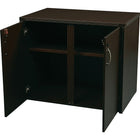 Office Star - Armoire de rangement à 2 portes de la collection Napa, fini espre-Panneaux au bout et dessus de 1 po