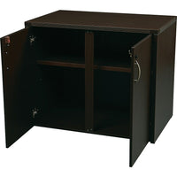 Office Star - Armoire de rangement à 2 portes de la collection Napa, fini espre-Panneaux au bout et dessus de 1 po