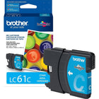 Brother – Cartouche d'encre cyan LC61 (LC61CS)-Cyan   