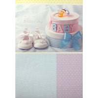 Rosedale – Cartes de souhaits et enveloppes « Boy Baby Christening » 5 1/2 x 8 po, 12/paquet (15400)-Imprimées sur papier cartonné non couché de haute qualité