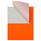 JAM Paper Étiquettes expédition, demi-feuilles, 5,5 x 8,5 po, rouge néon, 50/paquet-Rouge néon