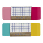 Pep Rally - Gomme à effacer - Deux tons - Variee-Couleur ombre, forme rectangulaire