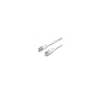 StarTech  Câble de raccordement moulé C6PATCH2WH, catégorie 6, 2 pi, blanc-Deux connecteurs RJ-45 mâles assurent une connectivité transparente