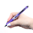 Pentel − Stylo gel EnerGel remplissable avec prise − rétractable − 0,7 mm − lilas-Lilas avec des accents metalliques