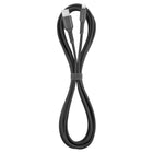Powerology - Câble de recharge Certifié Apple MFi et de synchronisation tressé Lightning de 6 pieds - Noir-Tressé pour une durabilité supérieure