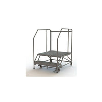 Plateforme de travail mobile de Tri-Arc, 2 marches, 20 x 36 po (WLWP123636SL)-Matériau du cadre : Acier
