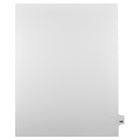 Markmaker - Intercalaires imprimes Legal, Blanc, 1/25th coupe, format lettre, sans trous, 25 tabs/PQT, 5 PQT/Boite, Numero 198-Intercalaires imprimes Legal