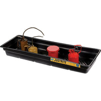 Justrite, Plateau Pour Les Déversements Ecopolyblend, 46po Lo X 16po La X 5,5po H, Cap. De Déversement 12 Gal.-Hauteur 5,5po