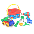 Educational Insights - Seau™ de conception et de construction de forage®-Construire la motricité fine : Les petits apprennent les bases de la construction et de l'ingénierie simples tout en construisant la motricité fine avec des outils conçus spécialement pour eux. La cueillette de pièces et l'assemblage développent également la créativité et introduisent d'importantes compétences en STIM