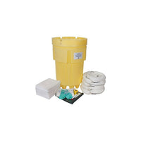 Zenith Safety Products – Trousse pour déversement Zenith, pétrole, Cap 95 Gal avec roulettes-Type de déversement : Pétrole seulement