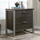 Sauder - La Collection Rock Glen Classeur lateral - Finition Blade Walnut-Finition Blade Walnut, Bois d'ingenierie, Metal