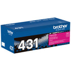 Brother - Cartouche de toner magenta TN431 rendement standard-Équilibrée avec précision pour une répartition uniforme et constante du toner sur la feuille