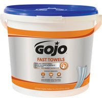 Gojo â€“ Lingettes essuie-mains Fast Wipes à multiples usages, paq./2-Seau de 225 lingettes