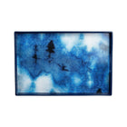 CTG – Ensemble de plateaux de service décoratifs, ensemble de 3, bleu-Polyvalent: utilisez-les pour contenir des bougies, des parfums, des figurines, des petits pots de fleurs, des plantes succulentes, des magazines, des sculptures abstraites et bien plus encore