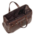 Mancini - Sac de voyage classique, Brun-Poches intérieures