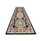 eCarpetGallery Tapis Qashqai Bleu Marine Fonce, Bleu Pale  2'8" x 10'0"-Tissé A La Machine