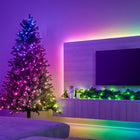 Twinkly - Strings 400 lumières LED intelligentes multicoloures avec fil vert-Application Twinkly gratuite pour iOS et Android sur mobile et tablette
