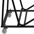 Flash Furniture – Chariot pour chaises empilables à haute densité, noir-Fabriqué avec un tube en acier de calibre 16