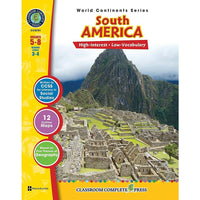 Livre numérique : South America (format PDF, téléchargement pour 1 utilisateur), ISBN 978-1-55319-309-8, 5e à 8e année-Vous recevrez deux courriels : un confirmant toute la commande et l'autre avec un bouton Download Software (Télécharger le logiciel). Vous pouvez télécharger immédiatement ou revoir votre courriel pour télécharger plus tard.