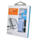 Procare - Stylet conducteur avec support, bleu-Stylet à pointe double