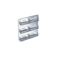 Azar Displays – Présentoir mural à 6 pochettes pour cartes professionnelles, 2/paquet (252221)-Porte-cartes professionnelle