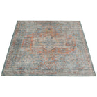 ECARPETGALLERY - Tapis Bahama Heriz Bleu 6'7" x 10'6"-Tissé A La Machine Turquie