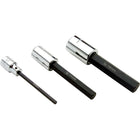 Gray Tools – Douilles extra longue à tête hexagonale de 19 mm x 1/2 po, fini chromé-Taille : 19 mm