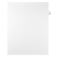 Mark Maker – Onglets séparateurs juridiques blancs, 1/25 onglets, format lettre, sans trous, numéro 130, 25/paquet-Onglets séparateurs blancs, 1/25 onglets