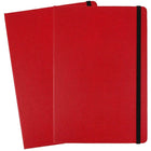JAM PaperMD – Cahiers de notes à couverture rigide avec fermeture à bande élastique, 5 7/8 x 8 1/2 po, rouge, 2/pqt-Taille : 5 7/8 x 8 1/2 (po)