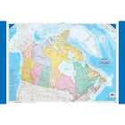 Day-Timer® - Planificateur annuel / Carte du Canada réversible 24 po x 36 po-Planificateur annuel / carte flexible réversible de 24 po x 36 po à effacement à sec
