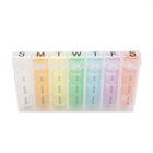 Travelon - Organiseur à pilules 7 jours Travelon – Brights-Fermetures de compartiment à double verrouillage pour que les pilules restent bien en place