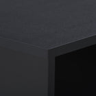 CorLiving - Bureau d'entrée Acerra - Noir-L'intérieur du tiroir est entièrement fini