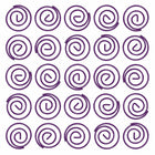 JAM PAPER - Trombones Circulaires Colores, Violet, 2 Paquets de 50-Taille : 1 pouce (diametre)