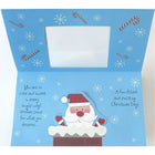 Carte de Noël, Special Girl, Père Noël dans la cheminée, Paquet de 12-Qualité de carte style boutique