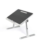 ShoppingAll - Bureau pliable portable réglable avec fente pour tablette et tiroir - Noir-Taille Parfaite: Ce bureau pour ordinateur portable, mesurant 15,7 "D x 23,6 "W x 10,6 - 15,7 "H (30 x 60 x 27-40cm) est idéal pour accueillir toutes sortes de livres, tablettes et ordinateurs portables jusqu'à 17 pouces.