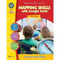 Livre numérique : Mapping Skills with Google Earth Big Book (PDF, téléchargement pour 1 utilisateur), prématernelle à 8e année-Vous recevrez deux courriels : un confirmant toute la commande et l'autre avec un bouton Download Software (Télécharger le logiciel). Vous pouvez télécharger immédiatement ou revoir votre courriel pour télécharger plus tard.