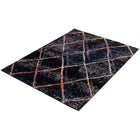 ECARPETGALLERY - Tapis Morocco Abstract  Bleu 5'3" x 7'3"-Style Marocain, Tribal