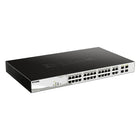 D-Link – Commutateur intelligent PoE Gigabit administrable 24 ports avec 4 fentes SFP combinées (DGS-1210-28MP)-24 ports PoE 1000Base-T + 4 ports combinés SFP/1000Base-T