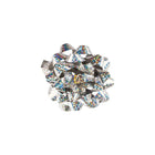 JAM Paper - Petits noeuds cadeaux - 3 1/2 po de diamètre - argent moucheté - paquet de 12-Emballage anglais seulement