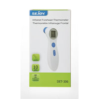 SEJOY Thermomètre Frontal Infrarouge-Blanc / Bleu-Thermomètre Frontal Infrarouge