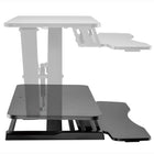 Ezywork - 32 po  de large 41B Convertisseur de bureau assis-debout-Dimension de la surface de travail : 31,5 po  L x 15,7 po P (80 cm x 40 cm)