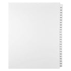 Mark Maker – Ensemble d’onglets séparateurs juridiques blancs, 1/25 onglets, format lettre, sans trous, numéros 101 à 125-Onglets séparateurs blancs, 1/25 onglets