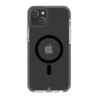 AXS - PROShield Plus etui transparent compatible avec MagSafe teste contre les chutes pour Apple iPhone 14, Noir-Fabrique avec un revêtement anti-UV et anti-jaunissement