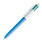 BIC - Stylos à bille à 4 couleurs - rétractables, 1,0 mm - Paquet de 3-Très pratique - 4 couleurs en un seul stylo