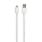 NXT Technologies - Câble tresse Lightning à USB, 6 pi, blanc-Câble tresse de 6 pi, resistant aux accrocs et aux enchevêtrements